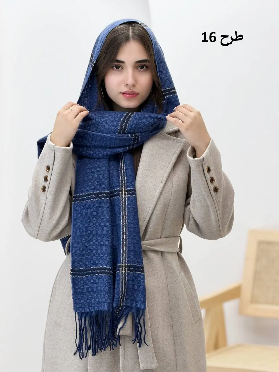 3814-شال موهر فریال